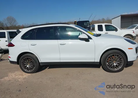 2017 Porsche Cayenne Platinum Edition from USA, damaged, VIN WP1AA2A2XHKA85652